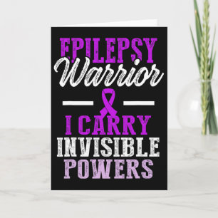 Epilepsy Awareness Epileptic Warrior Survivor 11  Card