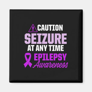 Epilepsy Awareness Epileptic Warrior Survivor 12  Magnet