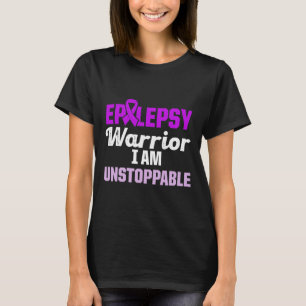 Epilepsy Awareness Epileptic Warrior Survivor 15  T-Shirt