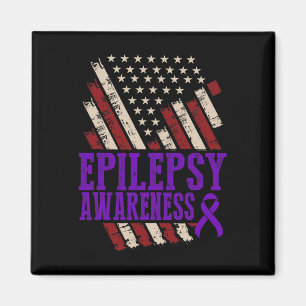 Epilepsy Awareness Epileptic Warrior Survivor 17 Magnet