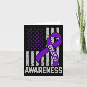 Epilepsy Awareness Epileptic Warrior Survivor 19 Card