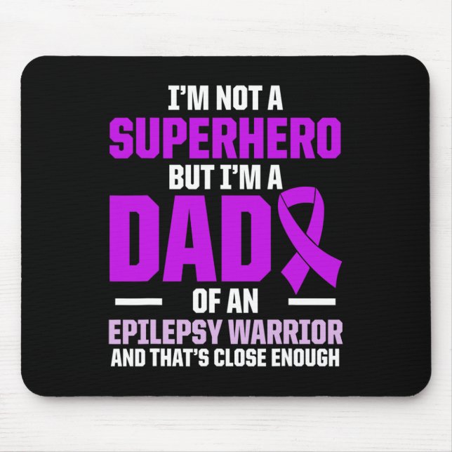 Epilepsy Awareness Epileptic Warrior Survivor 20  Mouse Mat (Front)