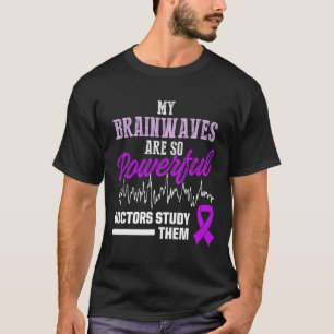 Epilepsy Awareness Epileptic Warrior Survivor 21  T-Shirt