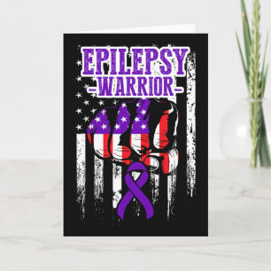 Epilepsy Awareness Epileptic Warrior Survivor 22 Card