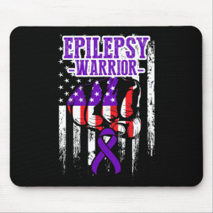 Epilepsy Awareness Epileptic Warrior Survivor 22 Mouse Mat