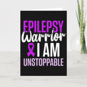 Epilepsy Awareness Epileptic Warrior Survivor 23  Card