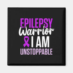 Epilepsy Awareness Epileptic Warrior Survivor 23 Magnet