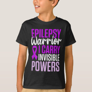 Epilepsy Awareness Epileptic Warrior Survivor 27 T-Shirt