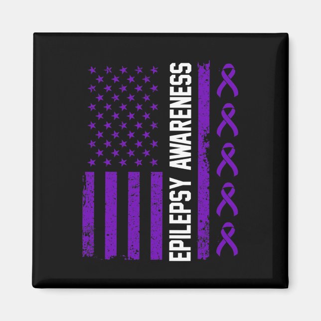 Epilepsy Awareness Epileptic Warrior Survivor 29  Magnet (Front)