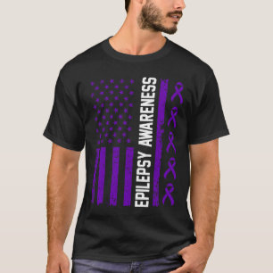 Epilepsy Awareness Epileptic Warrior Survivor 29  T-Shirt