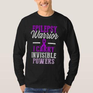 Epilepsy Awareness Epileptic Warrior Survivor 2 T-Shirt
