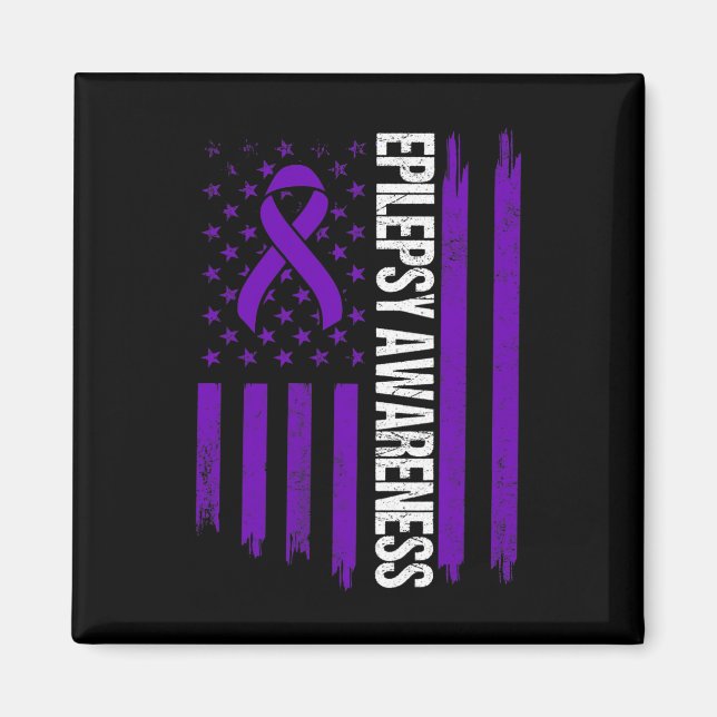 Epilepsy Awareness Epileptic Warrior Survivor 3 Magnet (Front)