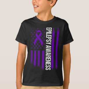 Epilepsy Awareness Epileptic Warrior Survivor 3 T-Shirt