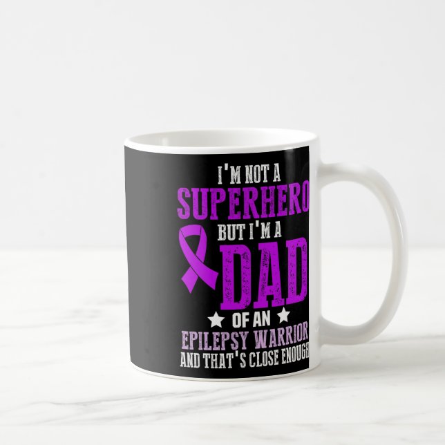 Epilepsy Awareness Epileptic Warrior Survivor 6  Coffee Mug (Right)