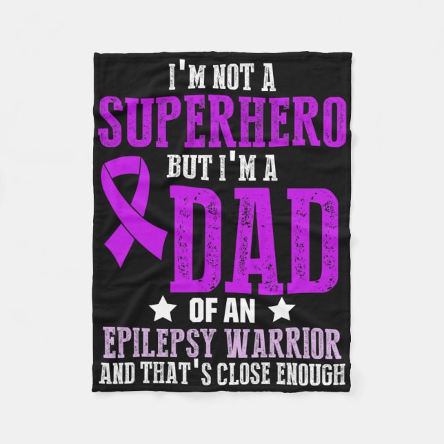 Epilepsy Awareness Epileptic Warrior Survivor 6  Fleece Blanket (Front)