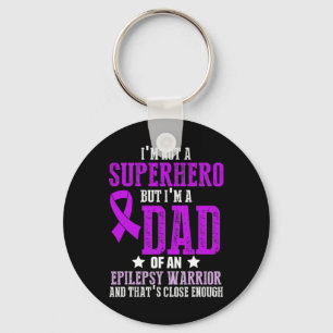 Epilepsy Awareness Epileptic Warrior Survivor 6 Key Ring