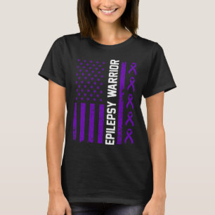 Epilepsy Awareness Epileptic Warrior Survivor 7 T-Shirt