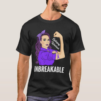 Epilepsy Awareness Epileptic Warrior Unbreakable S T-Shirt