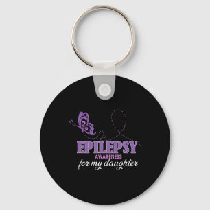 Epilepsy Awareness For My Daughter- Epilepsy Mum  Key Ring