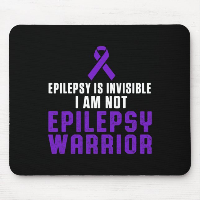 Epilepsy Awareness Fun Healthcare Epileptic Warrio Mouse Mat (Front)