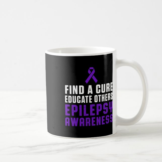 Epilepsy Awareness Fun Healthy Epileptic Warrior S Coffee Mug (Right)