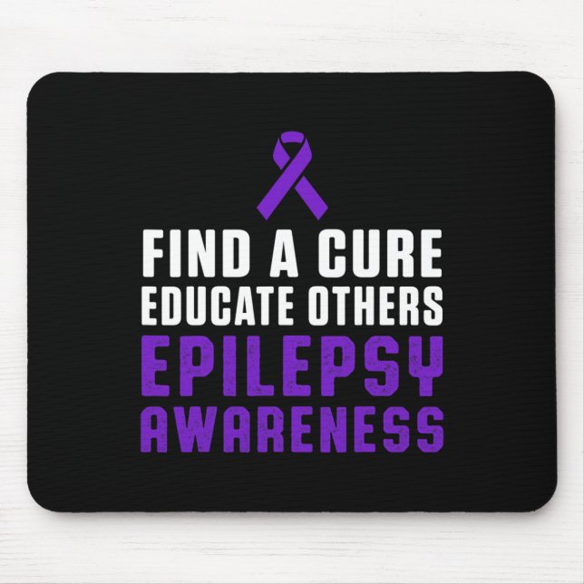 Epilepsy Awareness Fun Healthy Epileptic Warrior S Mouse Mat (Front)