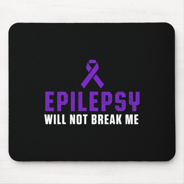 Epilepsy Awareness Fun Therapists Epileptic Warrio Mouse Mat (Front)