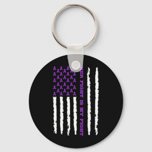 Epilepsy Awareness Her Fight Is My Fight  Key Ring