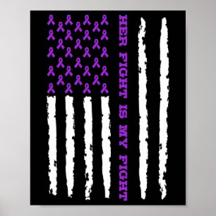 Epilepsy Awareness Her Fight Is My Fight Poster