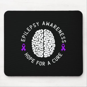 Epilepsy Awareness Hope For A Cure Epileptic I Wea Mouse Mat