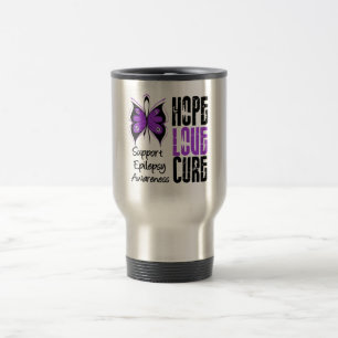 Epilepsy Awareness Hope Love Cure Travel Mug