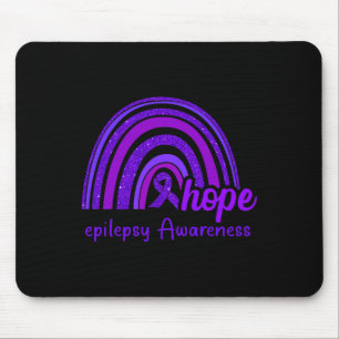 Epilepsy Awareness Hope Rainbow Mouse Mat