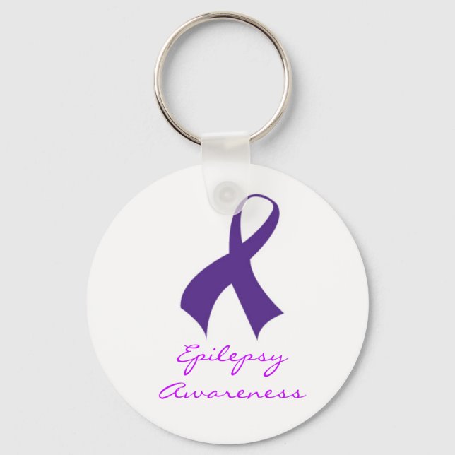 Epilepsy Awareness Keychain (Front)