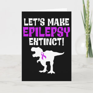 Epilepsy Awareness Make Epileptic Warrior Survivor Card