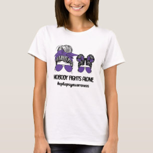 Epilepsy Awareness Month  Epilepsy Warrior Family T-Shirt