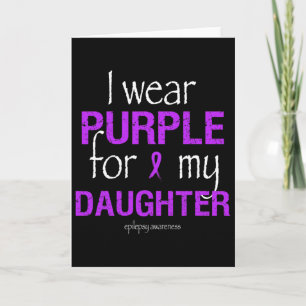 Epilepsy Awareness Month In November We Wear Purpl Card