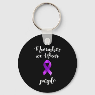 Epilepsy Awareness Month In November We Wear Purpl Key Ring