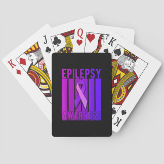 Epilepsy Awareness Month In November We Wear Purpl Playing Cards