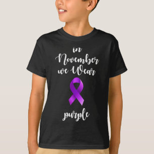 Epilepsy Awareness Month In November We Wear Purpl T-Shirt