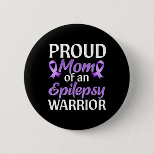 Epilepsy Awareness Month Proud Mum Of An Epilepsy  6 Cm Round Badge