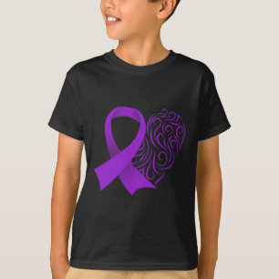 Epilepsy Awareness Month Purple Ribbon Advocacy Ep T-Shirt