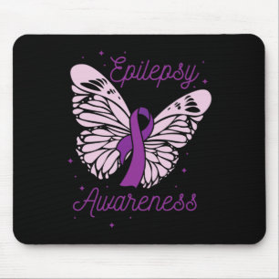 Epilepsy Awareness Month Purple Ribbon Advocate Ep Mouse Mat