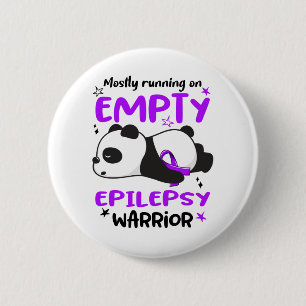 Epilepsy Awareness Month Ribbon Gifts 6 Cm Round Badge