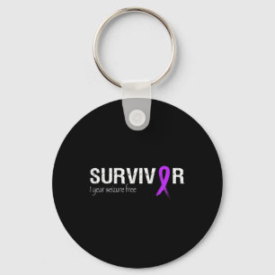Epilepsy Awareness Month We Wear Purple Ribbon Sup Key Ring