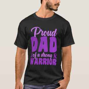 Epilepsy Awareness Proud Dad Of A Strong Warrior T-Shirt