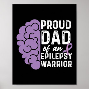Epilepsy Awareness Proud Dad Of An Epilepsy Poster