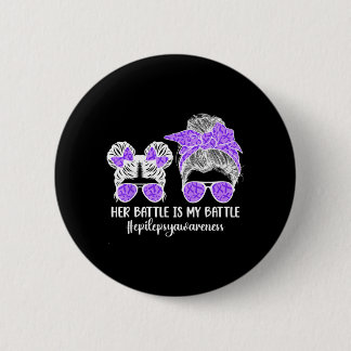 Epilepsy Awareness Proud Epilepsy Mum Of An 6 Cm Round Badge