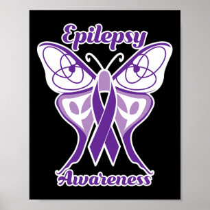Epilepsy Awareness Purple Day Butterfly Epilepsy Poster