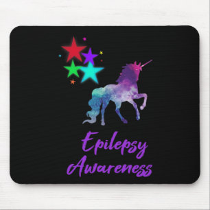 Epilepsy Awareness Purple Ribbon 2 Mouse Mat