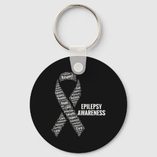 Epilepsy Awareness Respect Care Advocacy Equality  Key Ring